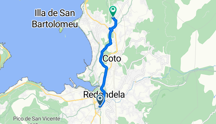 Rúa Pai Crespo, Redondela to Camiño do Souto de Padrón, Redondela