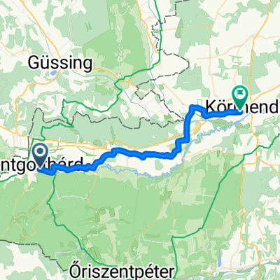 Felső út, Szentgotthárd - Rákóczi Ferenc utca, Körmend