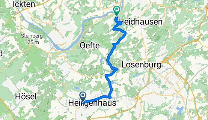 Gohrstraße nach Essen Papiermühle