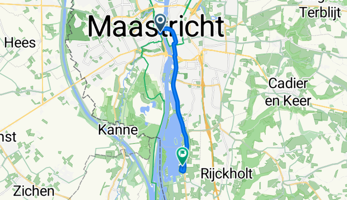 Kesselskade, Maastricht nach Oosterweg, Eijsden