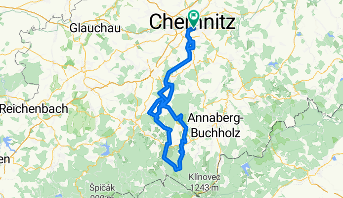 Chemnitz nach Lutherstraße