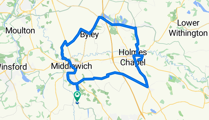 Warmingham Lane to Warmingham Lane