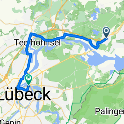Geleitweg, Lübeck to Burgtorbrücke, Lübeck