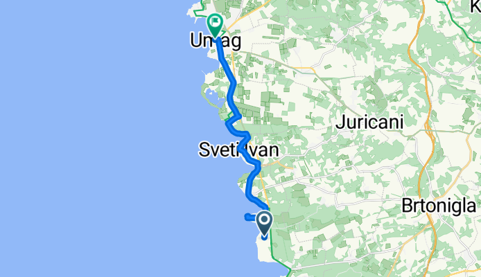 Neimenovana Cesta nach Trg Marije i Line