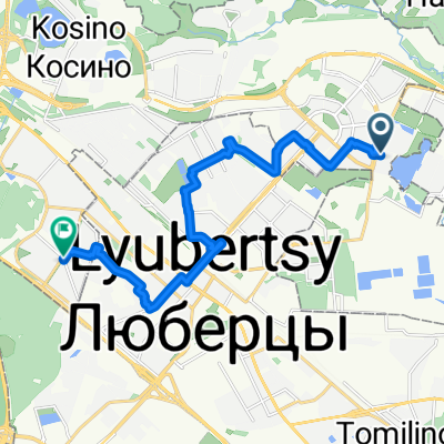 улица Лавриненко, Москва до улица Генерала Кузнецова, Москва