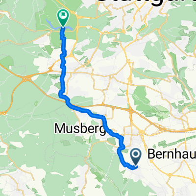 Untere Halde nach Straße Ohne Straßennamen