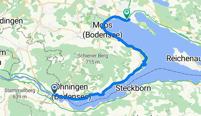 Stein am Rhein über Horn nach  Radolfzell