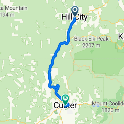 Mickelson Trail Day 2a Hill City to Custer