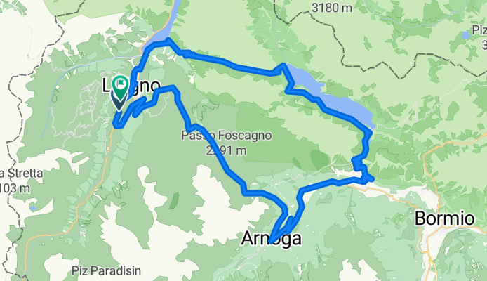 Route in Livigno