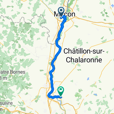 Von Mâcon bis Reyrieux