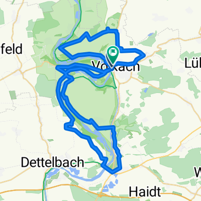 Mainschleifen-Tour (Tour 1)  - Umleitung über Escherndorf