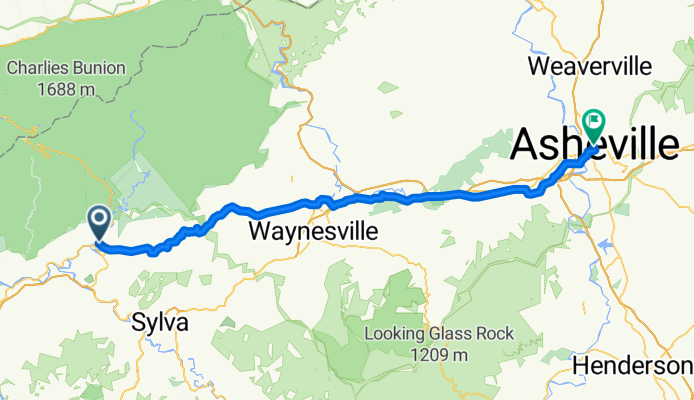 Cherokee to Asheville