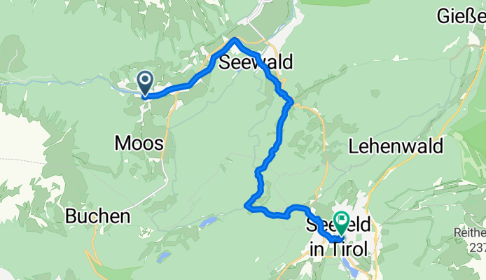 Leutasch nach Seefeld Kurpark