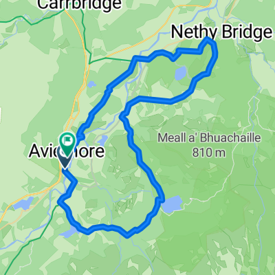 Route in Aviemore