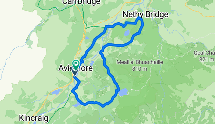 Route in Aviemore
