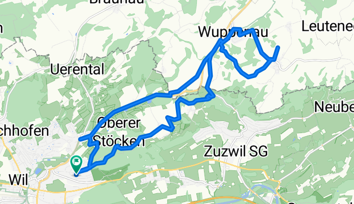 Junkerstrasse, Wil SG nach Junkerstrasse, Wil SG