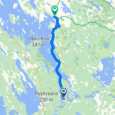 Hopantie, Eno to Koski-Jaakonkatu, Lieksa