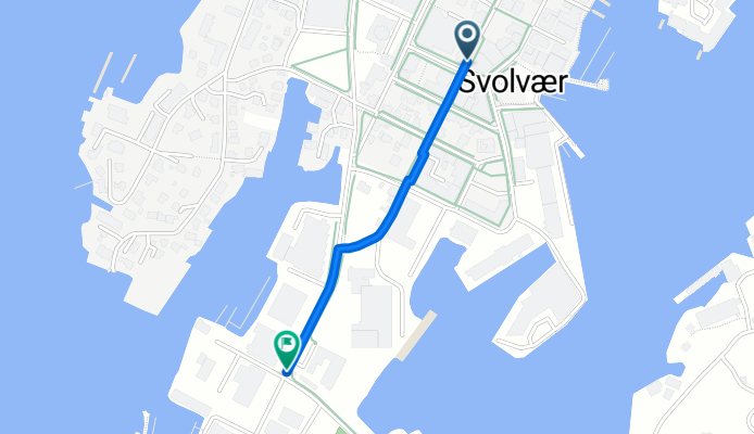 Sivert Nilsens gate, Svolvær to Vorsetøyveien, Svolvær