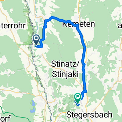 Wörterberg, Wörterberg nach Panoramaweg, Stegersbach