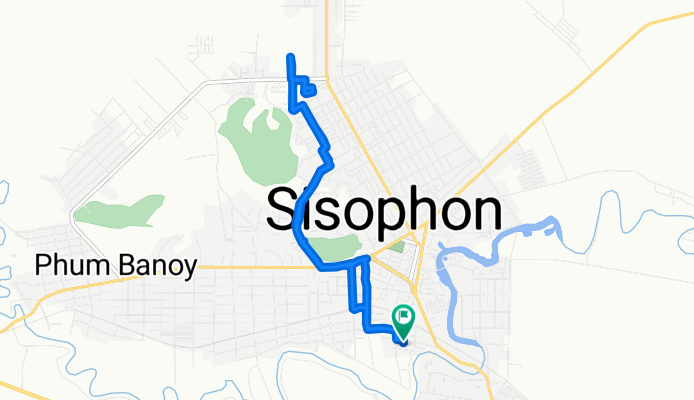 Ou Ambel, Serei Saophoan to Ou Ambel, Serei Saophoan