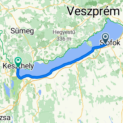 Liszt Ferenc sétány, Siófok - Madách utca, Keszthely