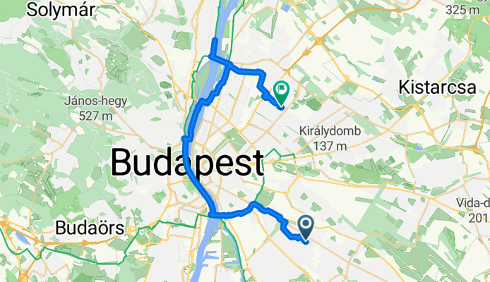 Nagysándor József utca, Budapest - Bezsilla Nándor utca, Budapest