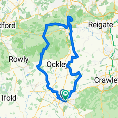 Guildford Road, Horsham to Bishopric, Horsham