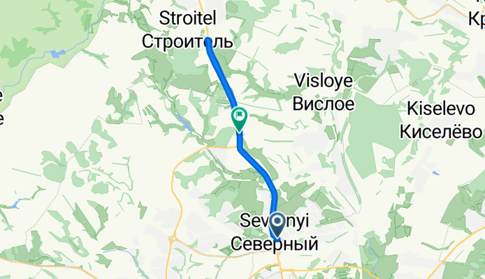 Олимпийская улица, Северный до Крым, Белгородский район