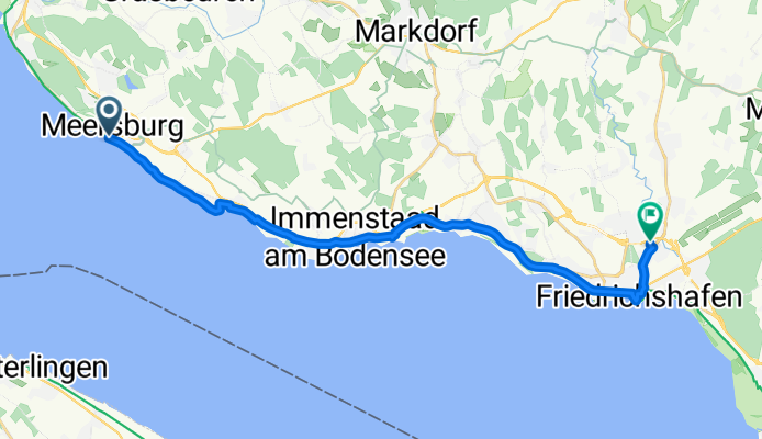 Unterstadtstraße, Meersburg nach Ailinger Straße, Friedrichshafen