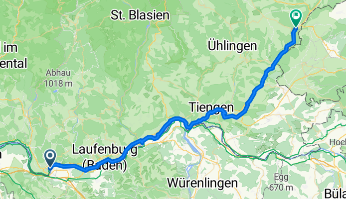 Von Bad Säckingen bis Stühlingen