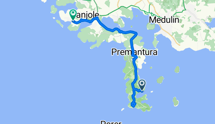 Premantura nach Rupice, Banjole