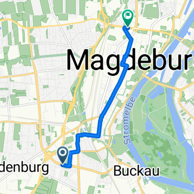 Innsbrucker Straße, Magdeburg nach Universitätsplatz, Magdeburg