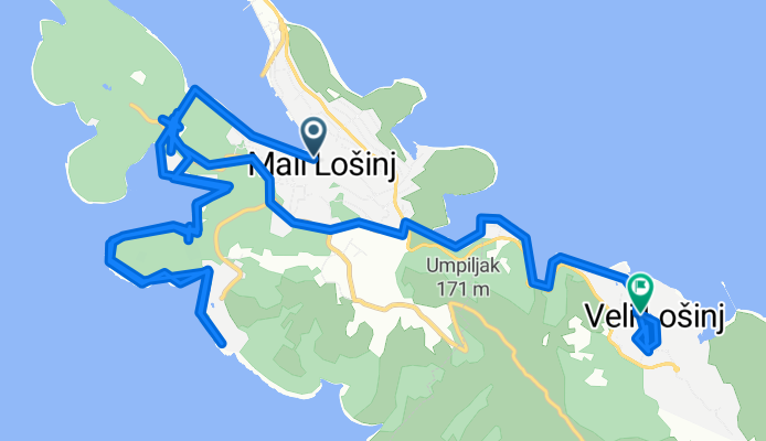 Vladimira Gortana, Lussinpiccolo a Kaštel, Lussingrande