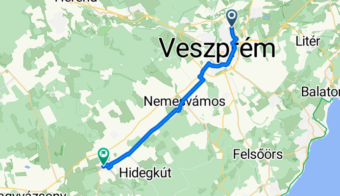 Aulich Lajos utca, Veszprém - Malom utca, Tótvázsony