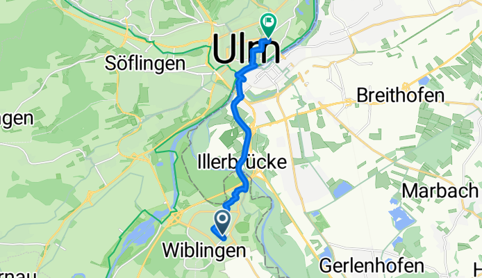 Öschweg, Ulm nach Heimstraße, Ulm