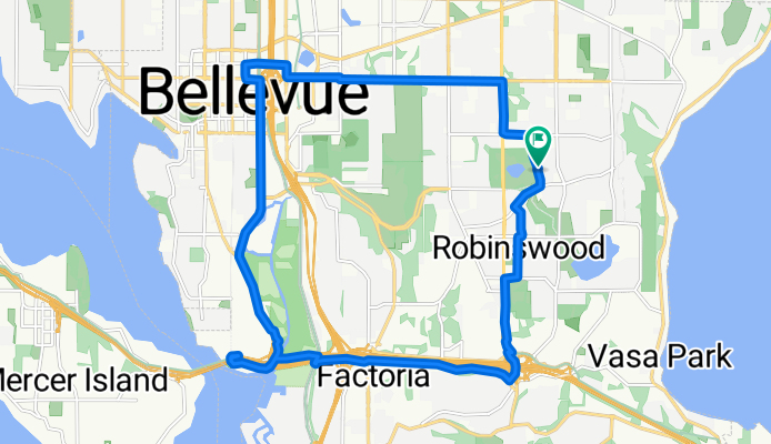 428 154th Ave SE, Bellevue to 436 154th Ave SE, Bellevue