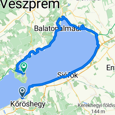 Gábor Áron utca, Balatonföldvár - Major utca, Tihany