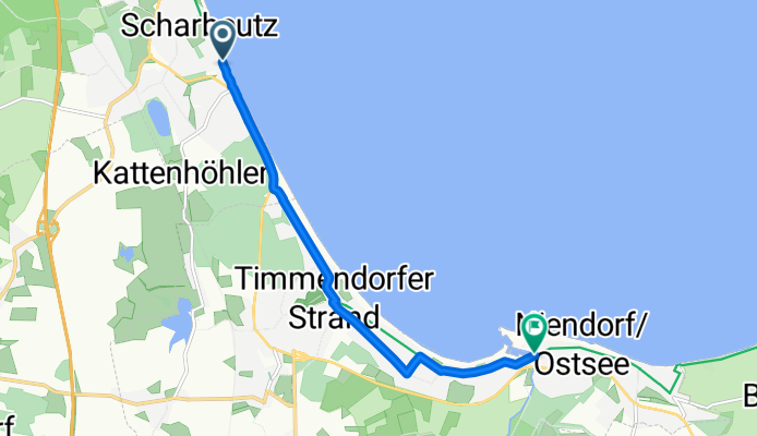 Fischerstieg, Scharbeutz nach Gartenweg, Timmendorfer Strand