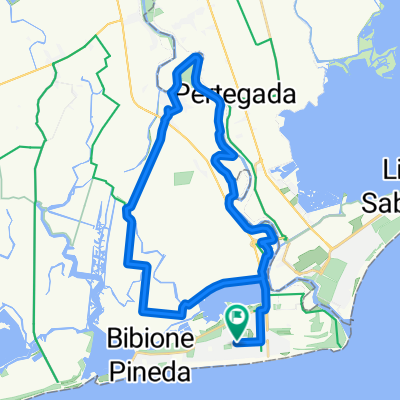 3. nap 36 km kör Bibioneből.