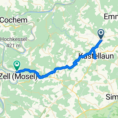 Hauptstraße, Beltheim nach Murgleiter Etappe 2, Zell (Mosel)