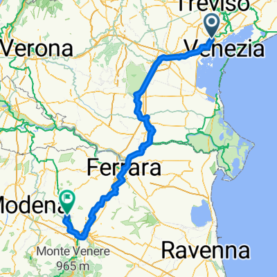 Route nach Anzola dell'Emilia