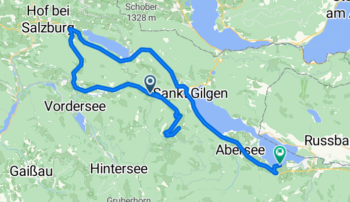 Tiefbrunnau Keflaubrücke nach Strobl