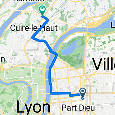 Von Lyon bis Caluire-et-Cuire