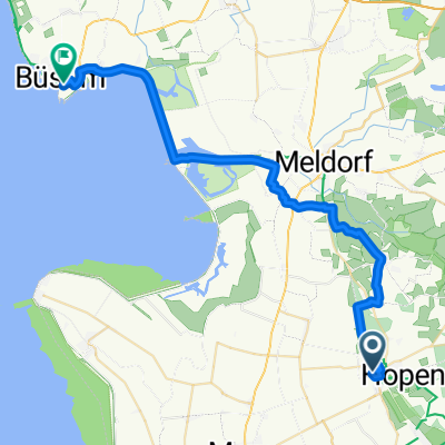 Marschenblick nach Am Hafen