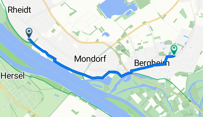 Auf dem Senkel nach Elsa-Brandström-Straße
