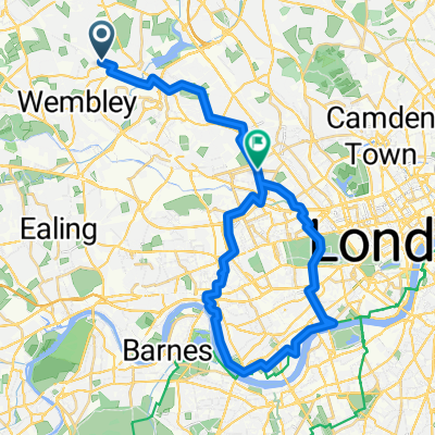 home to Hammersmith to Putney to Chelsea to QP to home