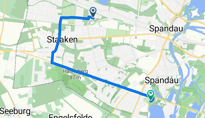 Haarmannweg nach Scharfe Lanke