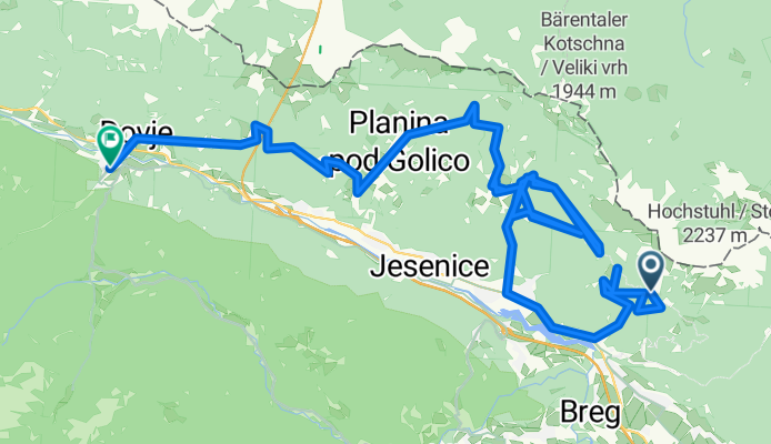 Valvasor - Mojstrana 28 km, 1150 vm