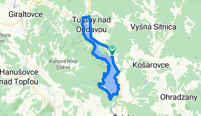 40,0 km- okolo Domaše