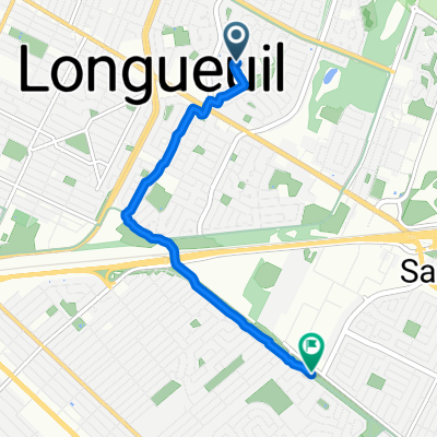 Rue Moreau, Longueuil à Rue Dion, Longueuil